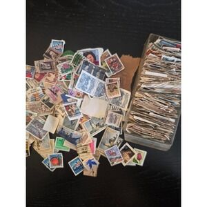 Vintage Estate Stamp Lot USA & Worldwide Used Postage Stamps Collection